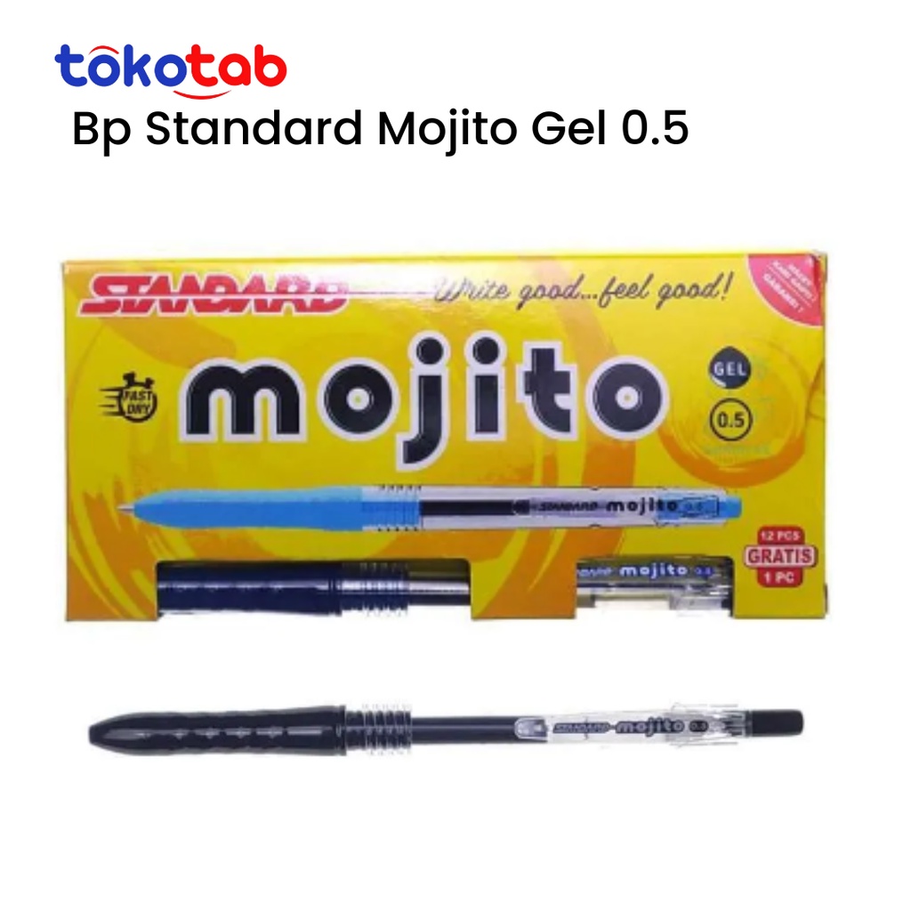 

Tokotab - [PCS] Bulpoin Standard Mojito Pulpen Standard Gel Retractable 0.5 Black Ink