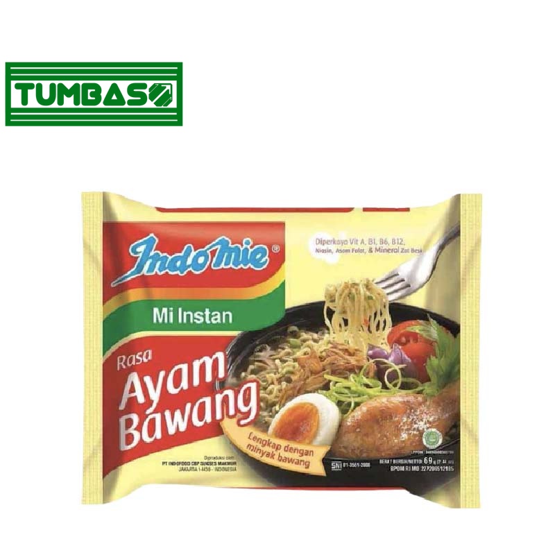 

Tumbaso Indomie Mie Instan Ayam Bawang 5 x 69 gr
