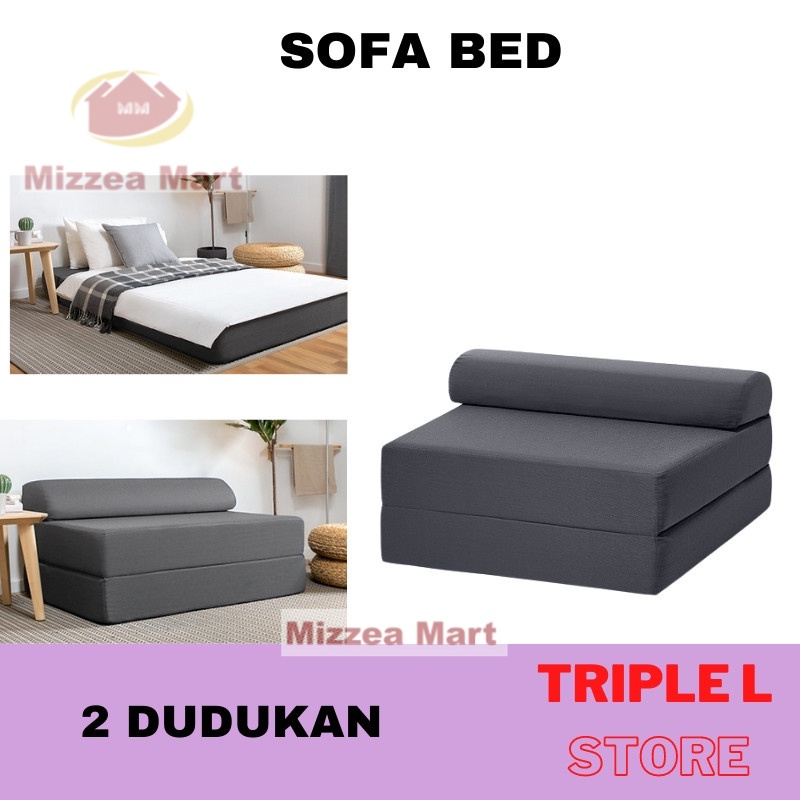 Revella Sofa Bed Sofa Lipat 2 Dudukan Sofa Tempat Tidur Lebar 120 cm NYKIL