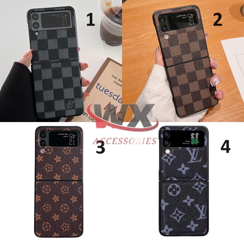 CASE LEATHER LV SAMSUNG Z FLIP 4 / Z FLIP 5 / Z FOLD 3 / Z FOLD 4 / Z FOLD 5 / HARD CASE HARDCASE BA