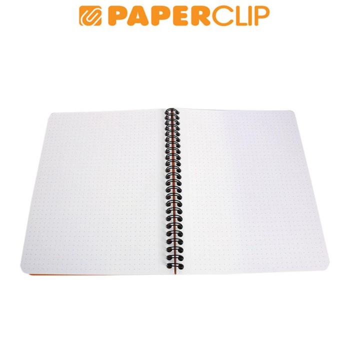 

NOTEBOOK RHODIA WIREBOUND A5+ ORANGE DOT GRID 193448C