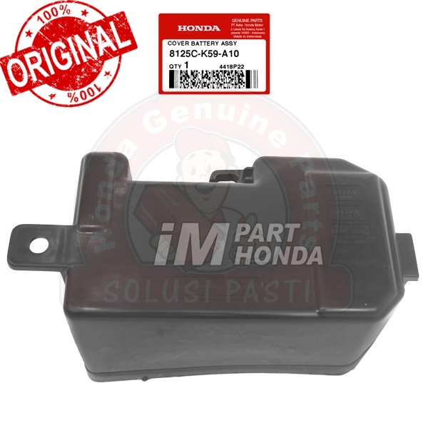 Original  Cover Battery Tutup Accu Aki Vario 125 150 LED 2015 - 2017 8125C-K59-A10 8125CK59A10 Jamin