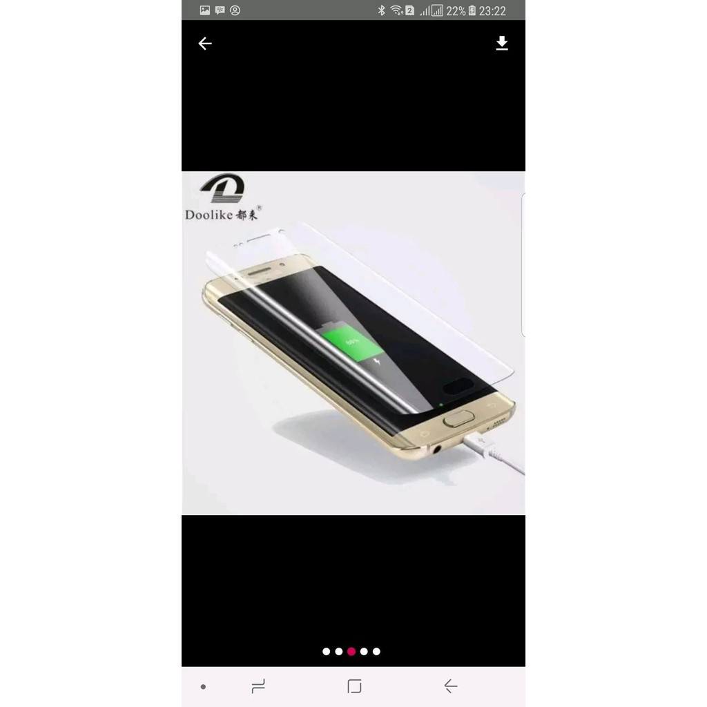 Tempered Glass S7edge Full Lengkung