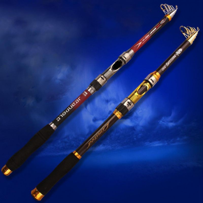 (COD) Yuelong Joran Pancing Carbon Fiber Sea Fishing Rod 2.7M/6 - 270