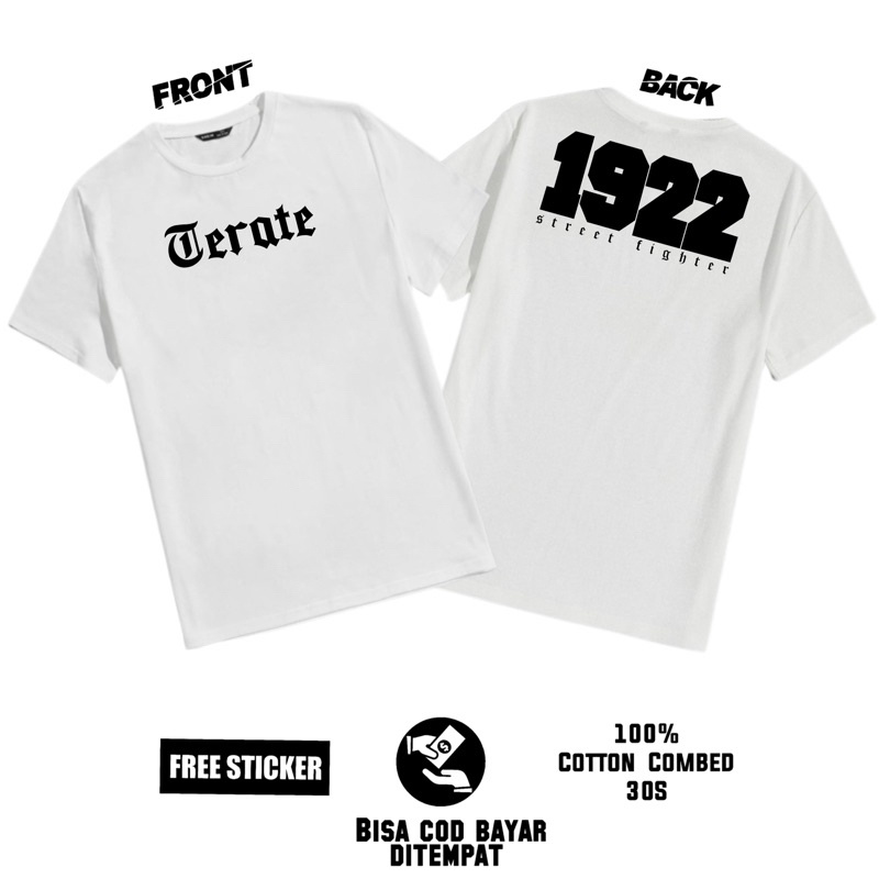 Kaos PSHT Street Fighter 1922 Putih Murah Keren