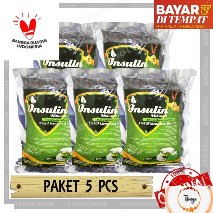 

[ PAKET 5 pcs ] Teh DAUN INSULIN efektif atasi Diabetes
