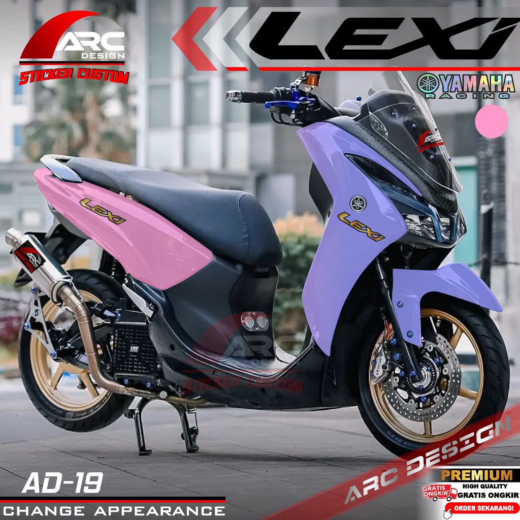 (COD) TERBARU Decal Sticker Yamaha Lexi Fullbody - Dekal Stiker Variasi Motor Maxi LEXI Full Body Mo