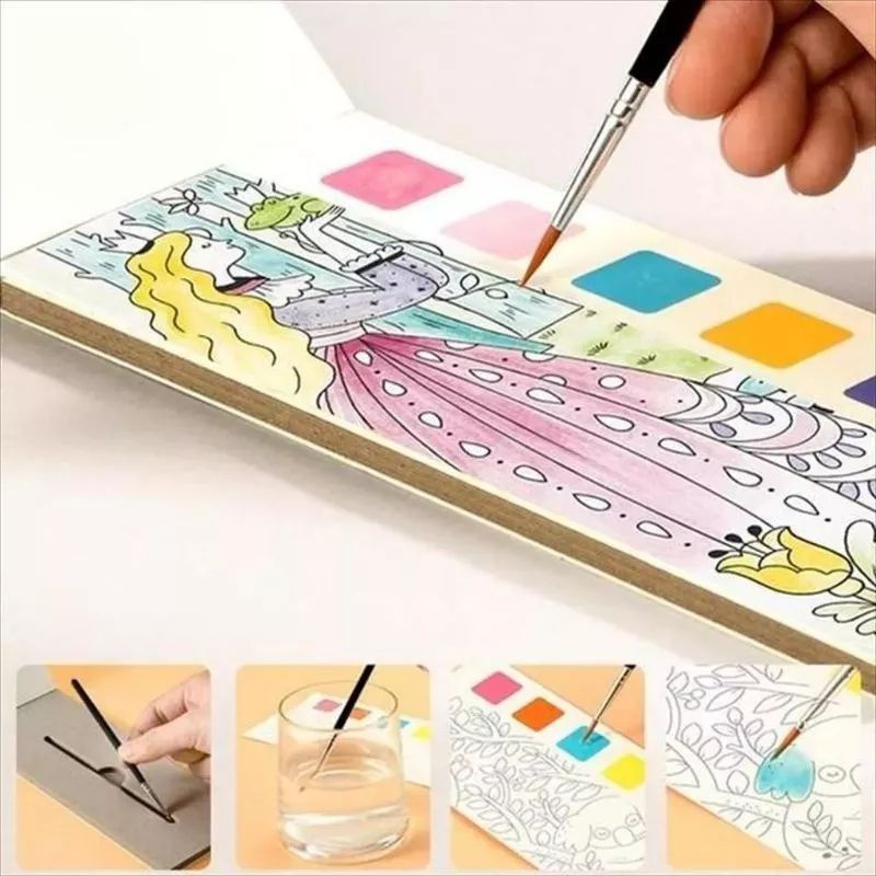 

Buku Gambar Mewarnai Water Colour Painting Buku Melukis Warna