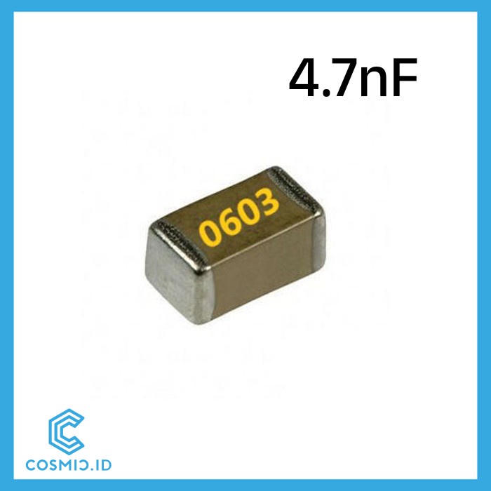 Capacitor 4.7nF 4.7 nF 0603 Kapasitor nanoFarad SMD