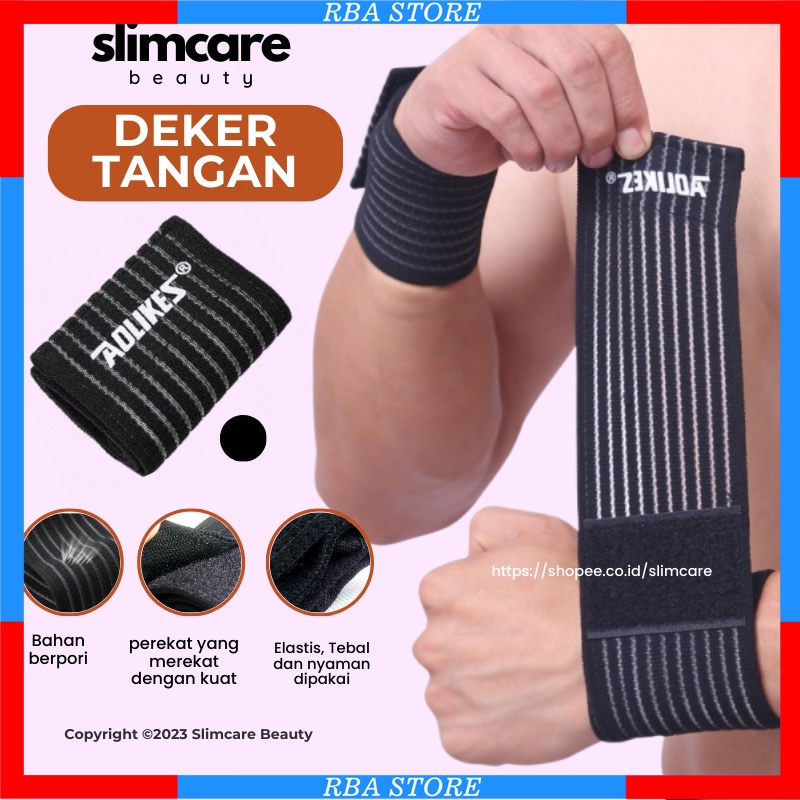 BIG SALE PELINDUNG TANGAN Deker Pergelangan Tangan Aksesoris Olahraga Gym Futsal Fitness Dekker Olah