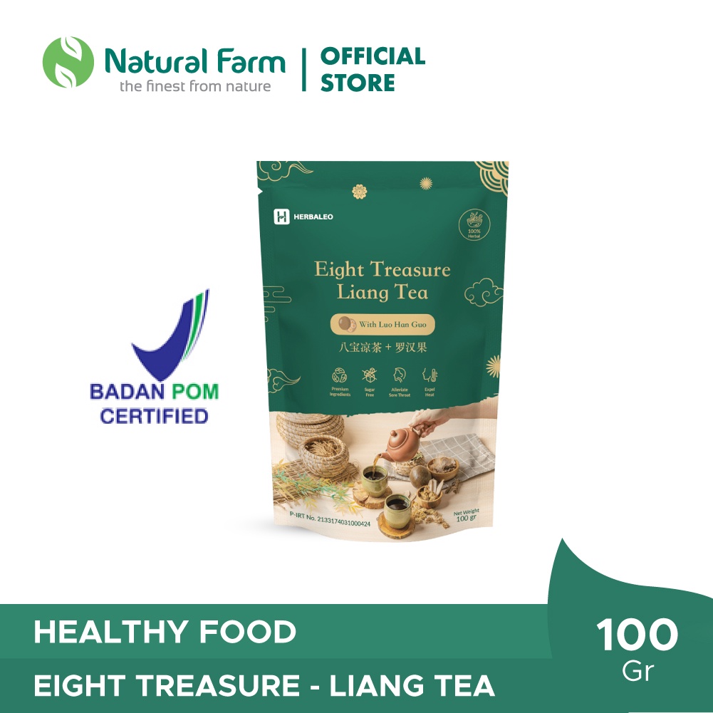 

Herbaleo Eight Treasure Liang Tea with Luo Han Guo