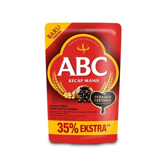 

Abc Kecap Manis Pouch 700ml Or 925g