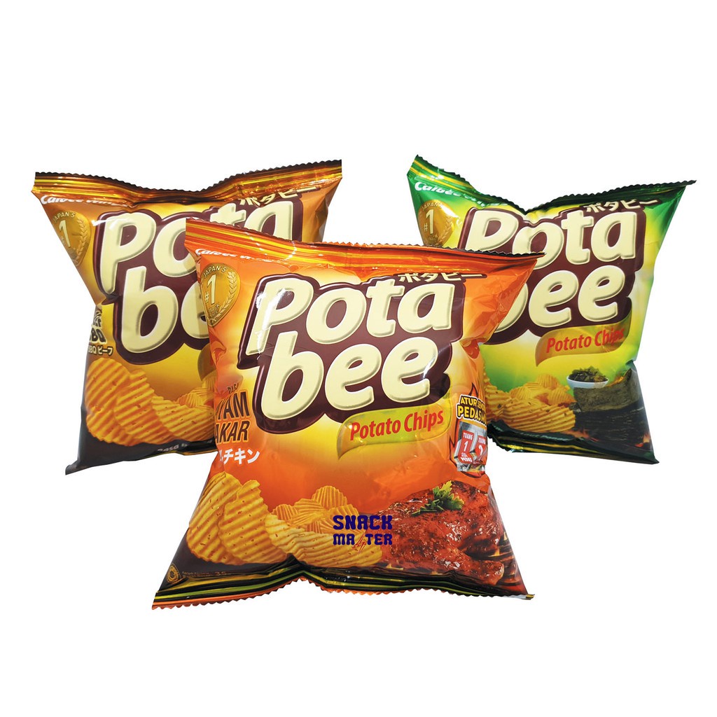 

PotaBee Snack Kentang Medium Size - Netto 35 gr.