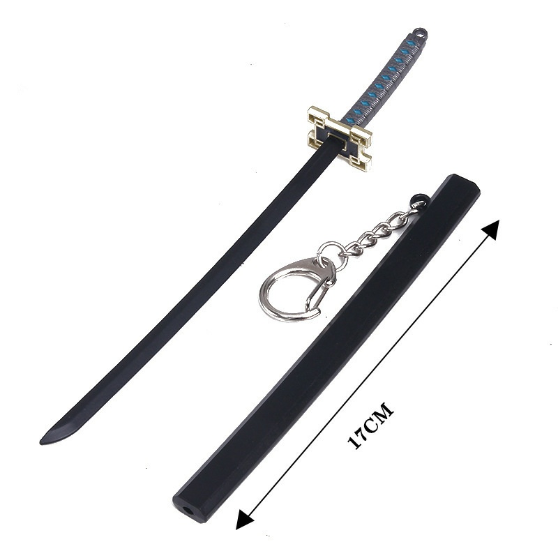 Gantungan Kunci & Tas Pedang Anime Demon Slayer Sword - Asli Import- Solo Galeri Buku