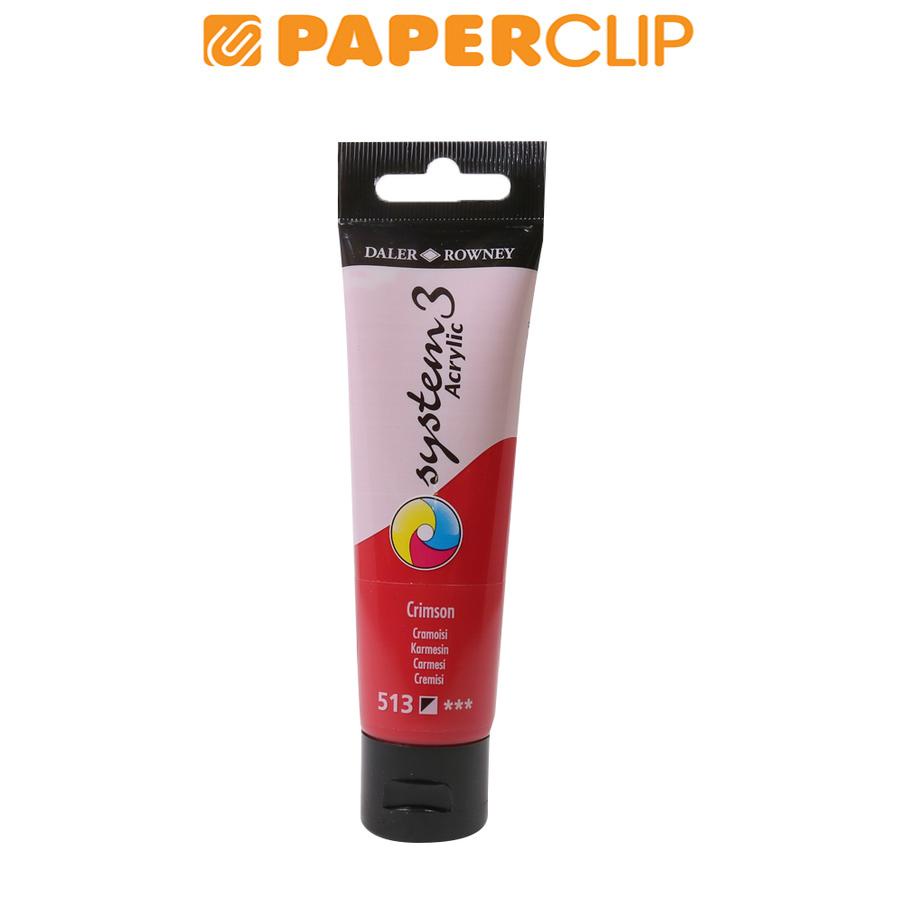 

ACRYLIC COLOR DALER ROWNEY SYSTEM3 59ML 129059513 CRIMSON