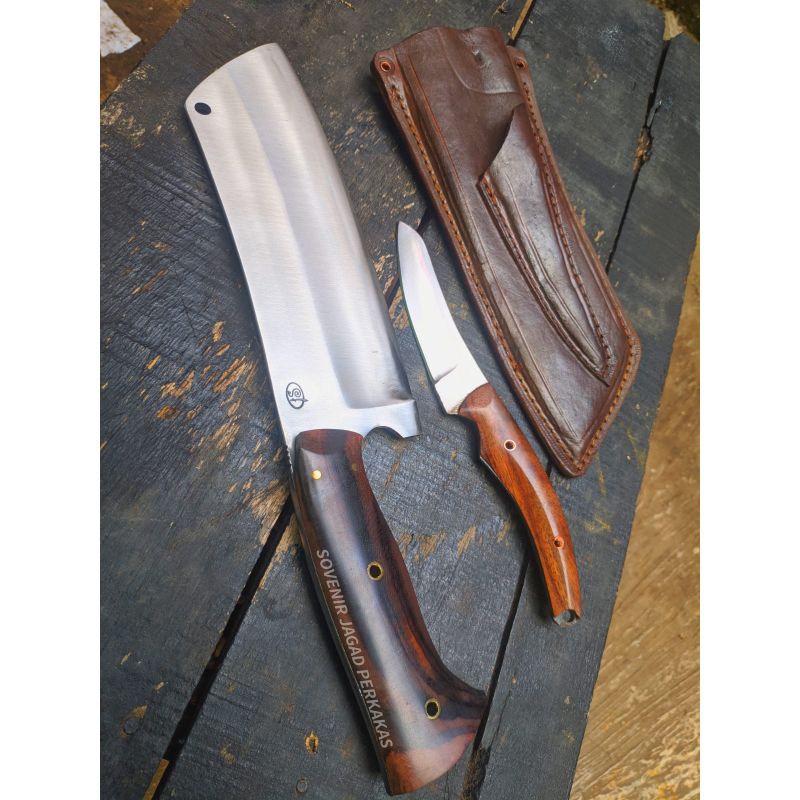 New Terlaris murah GOLOK CINCANG DAGING TULANG SUPER BAJA PER SUP9 KUAT CHOPPER TEBAS ASLI BONUS PIS