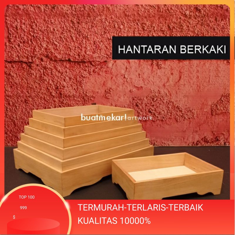 HANTARAN KAYU  / seserahan / tray / kotak kayu / Kayu Jati Belanda Oven