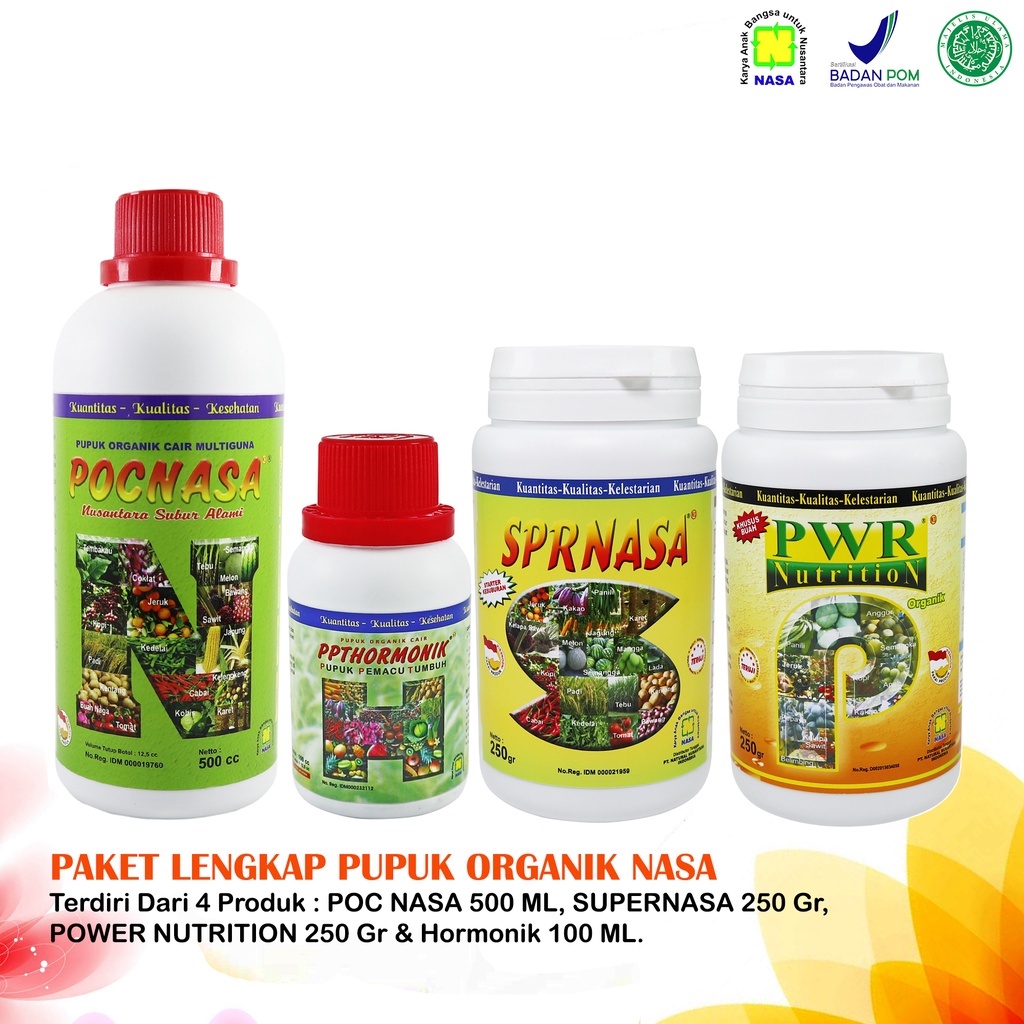 PAKET LENGKAP PUPUK ORGANIK NASA