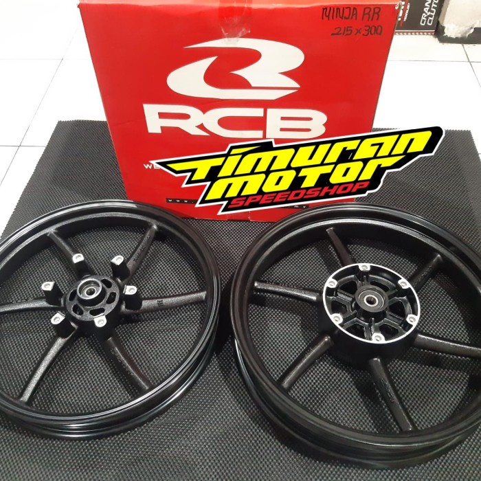 READY VELG RCB 522 NINJA RR 215 300 HITAM ORIGINAL