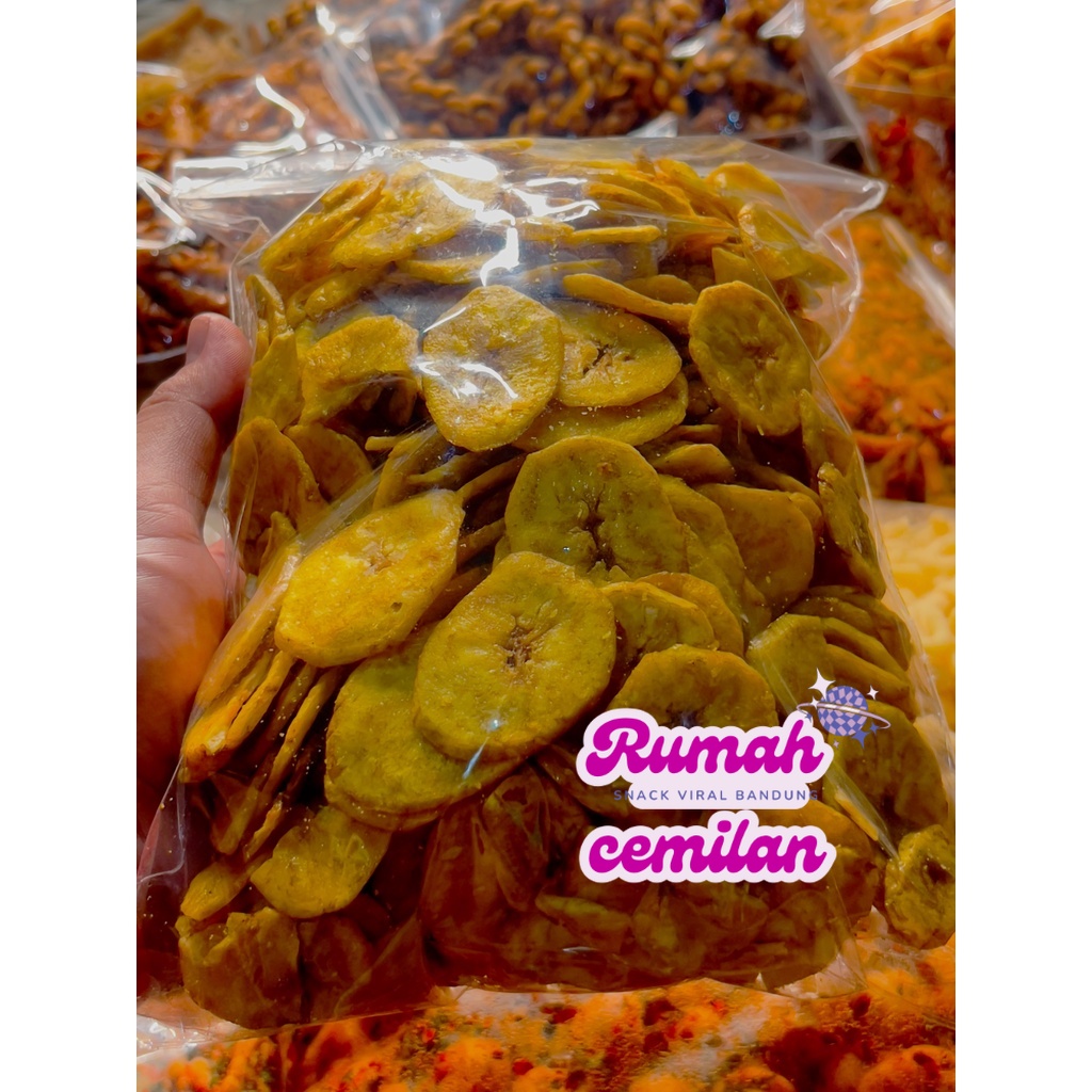 

kripik pisang manis premium 250 gr _ RUMAH CEMILAN
