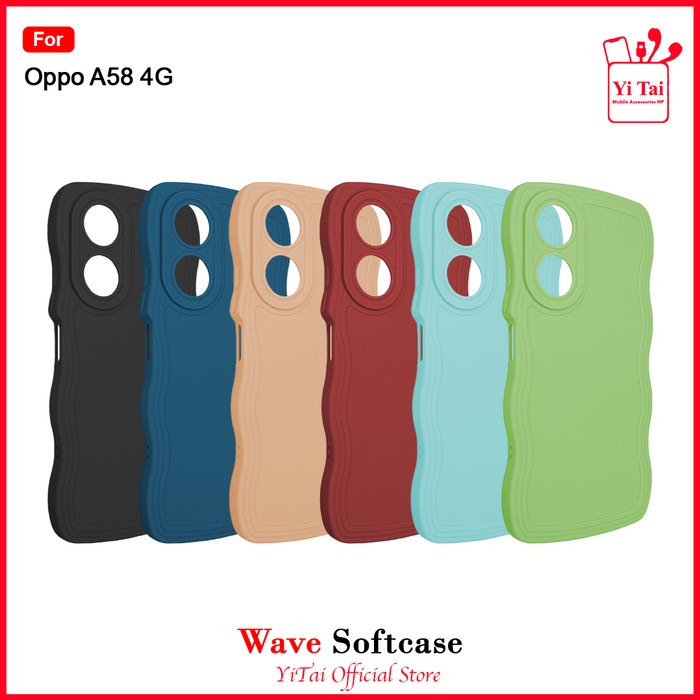 YITAI YC30 Case Wave Color Oppo A58 4G Yitai Indonesia