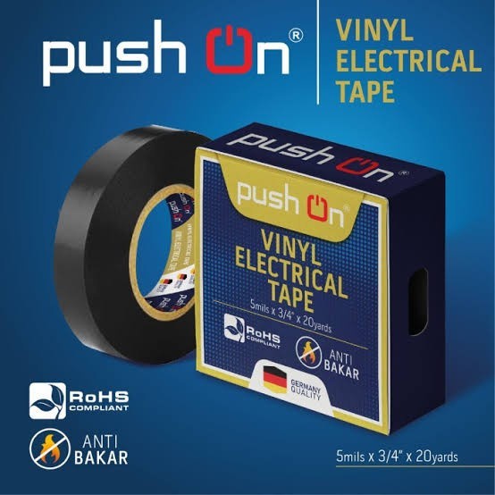 

Isolasi Listrik Push On 5Mili X 3/4 X 20 Yards Lakban Listrik