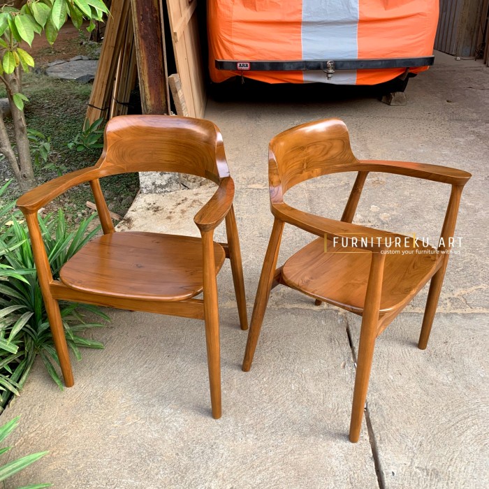 kursi makan kayu jati - kursi cafe kayu jati Jepara