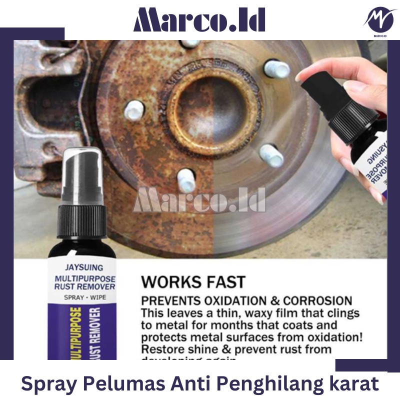 Spray Cairan Anti Karat Pelumas Anti Karat Penghilang Karat Mobil Motor Semprot Besi Pelindung Bawah