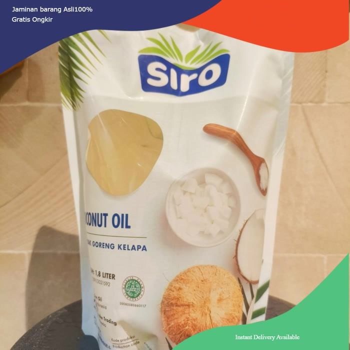 

Siro Coconut Oil 1.8liter / Coconut Oil Minyak Kelapa Murni