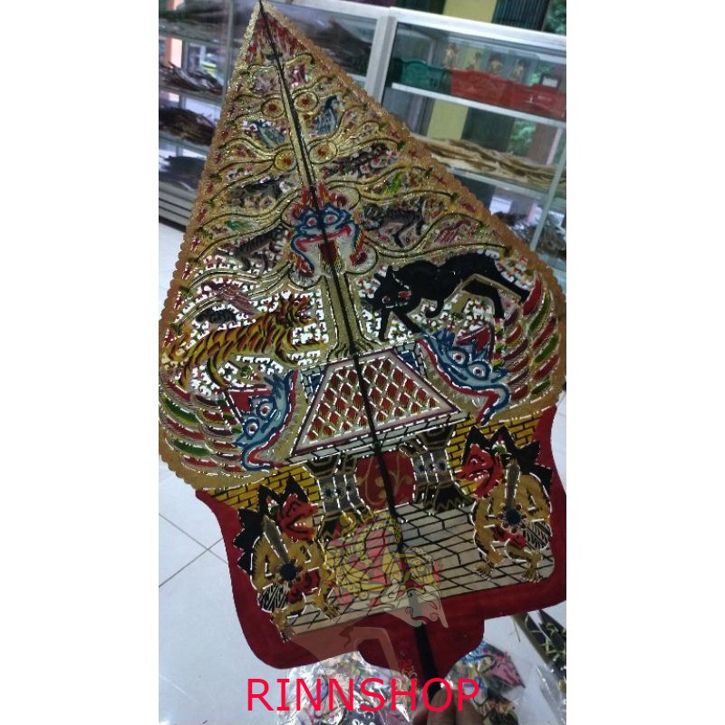 wayang gunungan 60cm / kulit asli/ cod / wayang murah