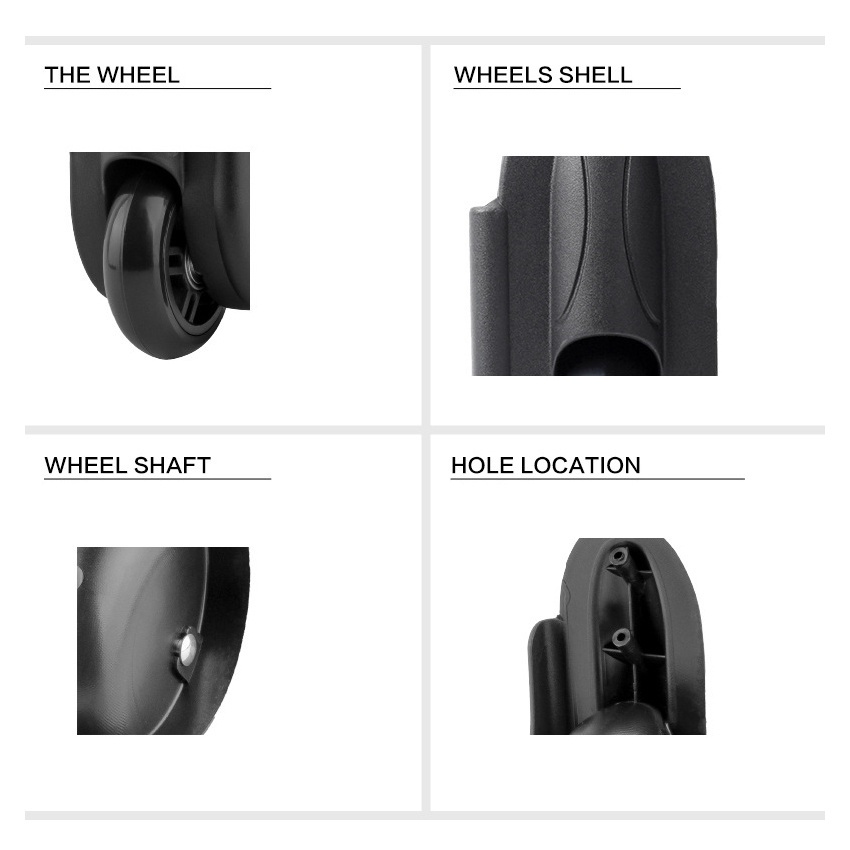 Roda Koper Kain Tanam Roda Koper Pengganti Travel Bag Sparepart Luggage Wheel