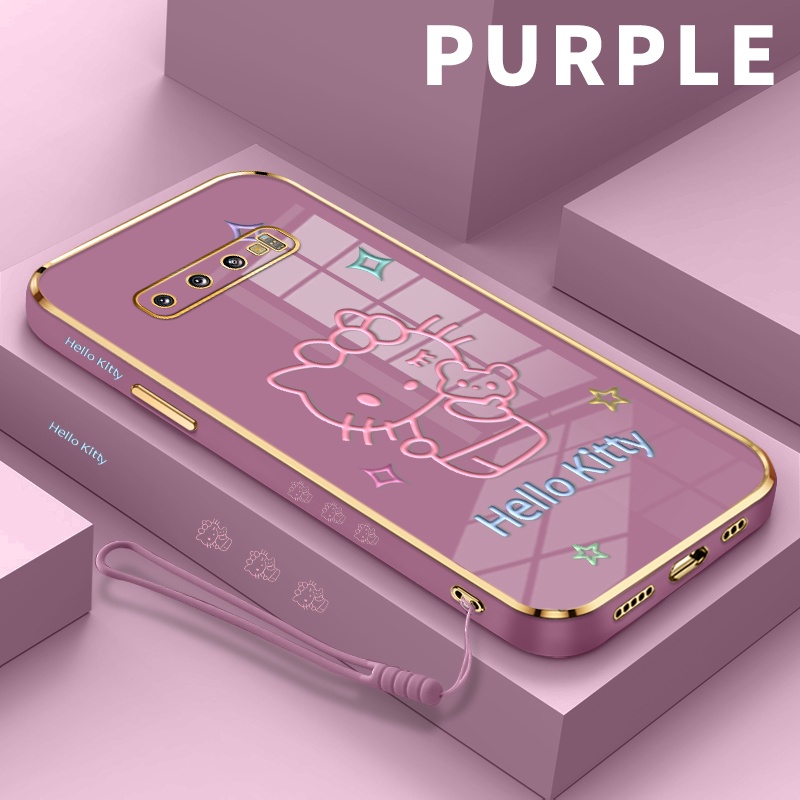 Gold Plating Case For Samsung Galaxy S10 Plus S10 S20 FE 4G 5G S20 Ultra 4G 5G S21 5G S22 5G S23 5G 