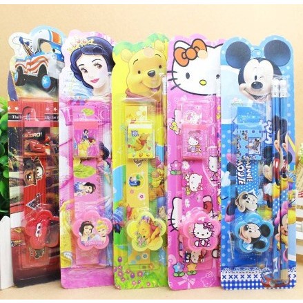 

Willie - Alat Tulis Sekolah Set Karakter Pencil Hapusan Penggaris Hapusan