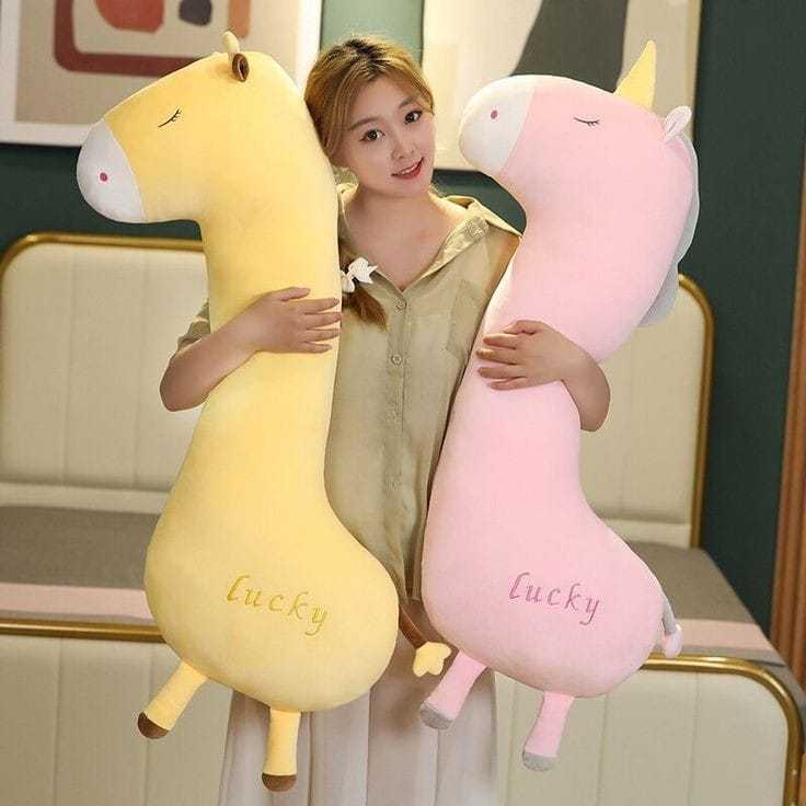 Boneka Guling unicorn jumbo 120cm bahan halus lembut