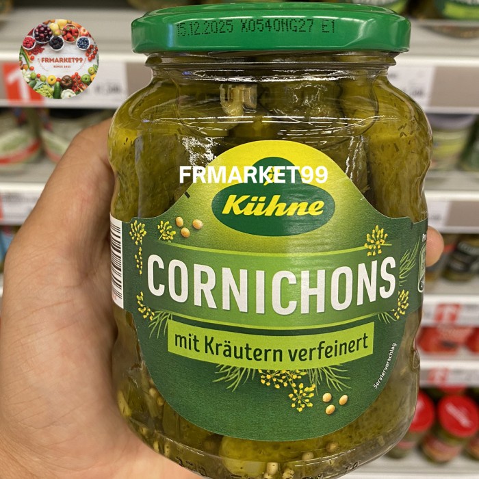 

Kiihne Cornichons Mit Krautern Verfeinert | Acar Timun 330 grm