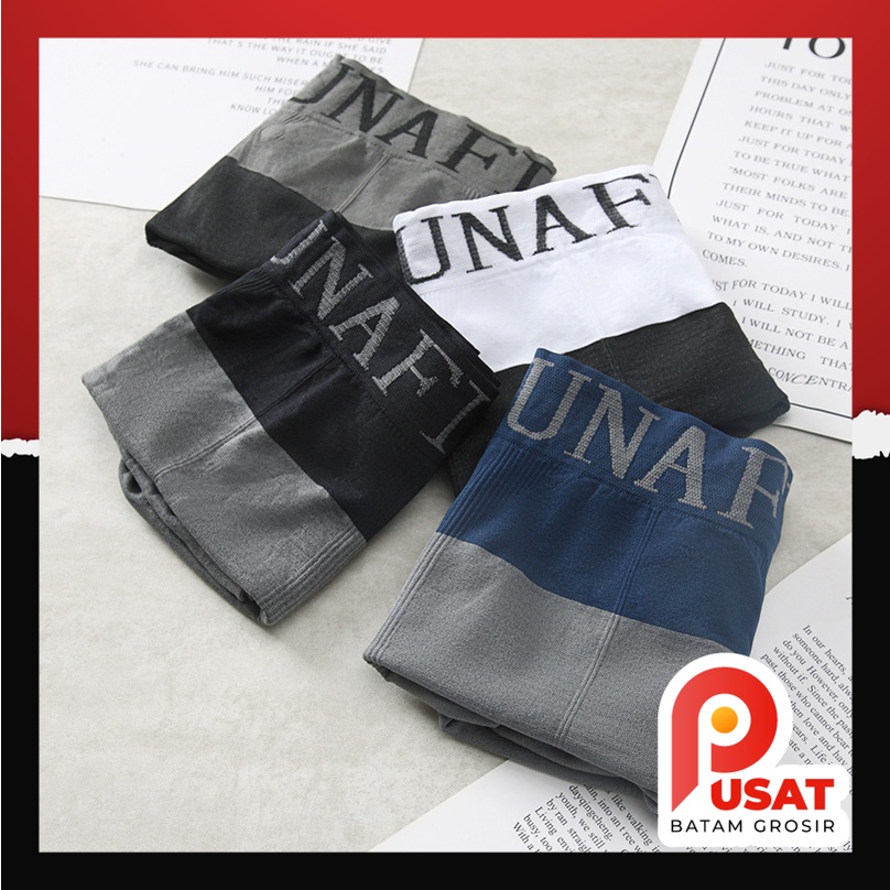 Pusat Batam Grosir - C1131 Sempak Cowok / Celana Dalam Boxer Pria / CD 2 Warna / Men Underwear / Pak