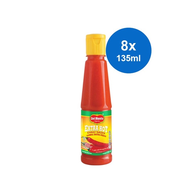 

Delmonte Saus Extra Hot Chilli 135 mL x 8