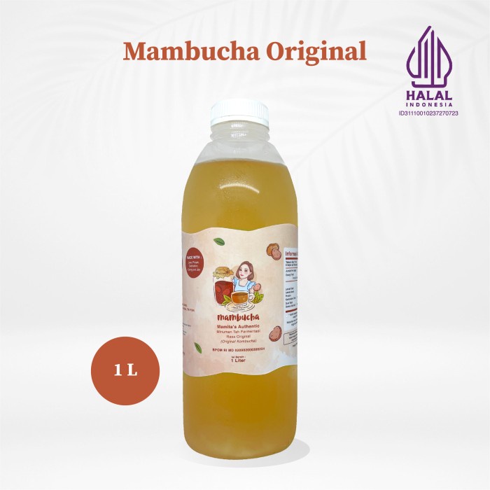 

[Big Sale] Kombucha Original Mambucha 1 Liter