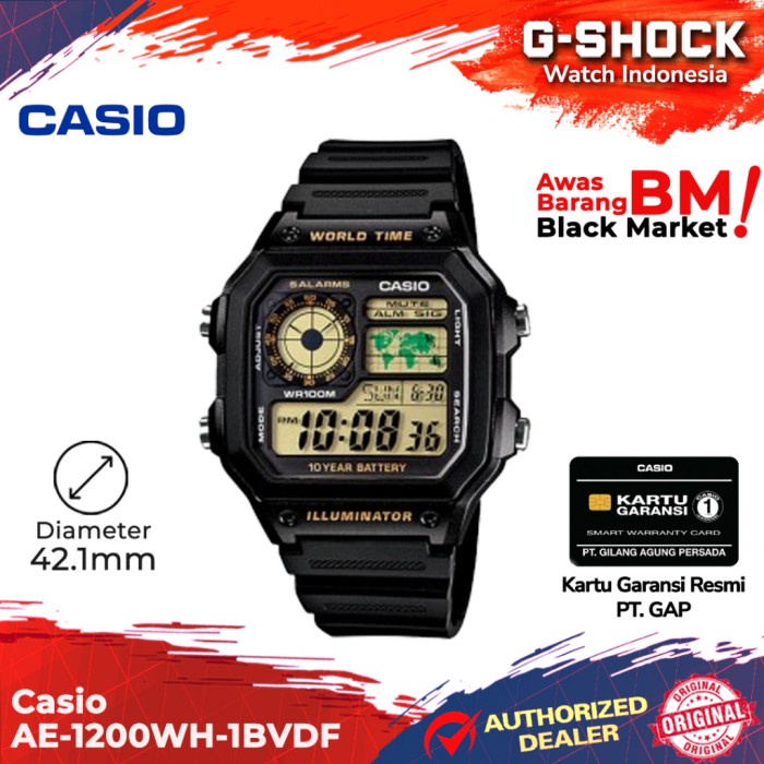 best -Casio General AE-1200WH-1BVDF AE-1200WH AE-1200 AE1200WH AE 1200WH