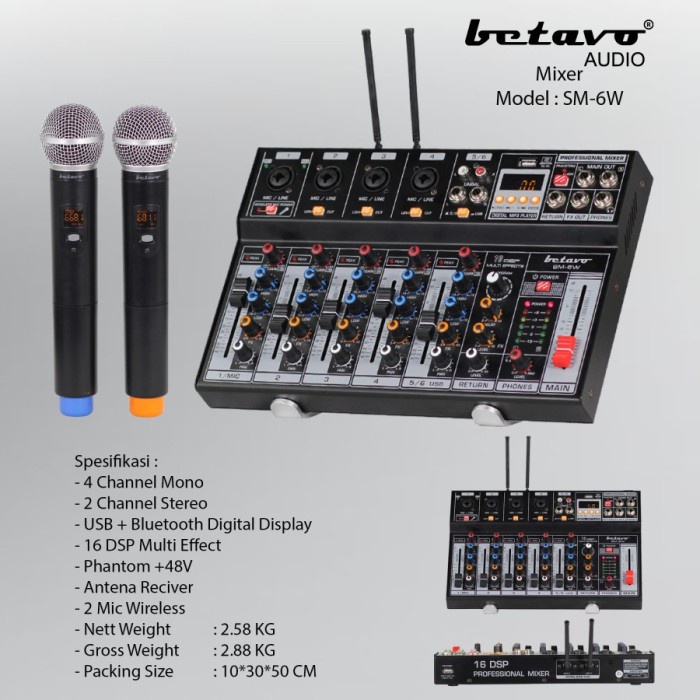 Paket Audio 1 set Betavo Audio