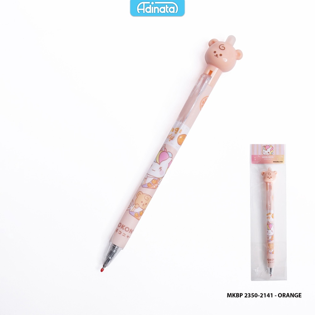 

Mokonya Gel Pen Erasable 2350-2141C Orange / Pen / Alat Tulis - Adinata