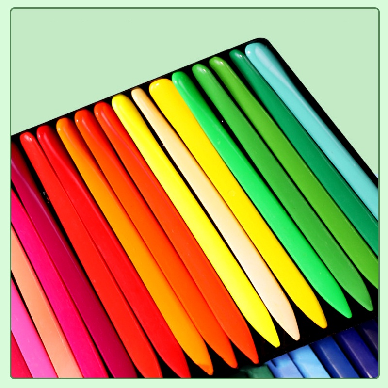 

mg Crayon Lab Non Toxic Crayon Triangle Crayon Plastik Anti Kotor Tangan 12/24/36 Warna HH QUALITY -