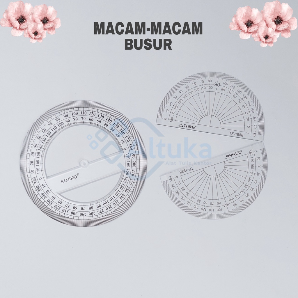 

Penggaris Busur Lingkaran 360 / 90 Kojiko Trifelo Splendid Group