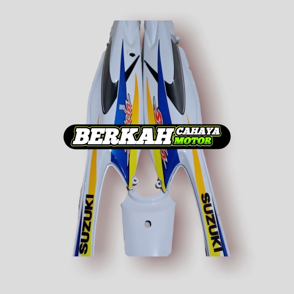 Body belakang Satria hiu Malaysia putih