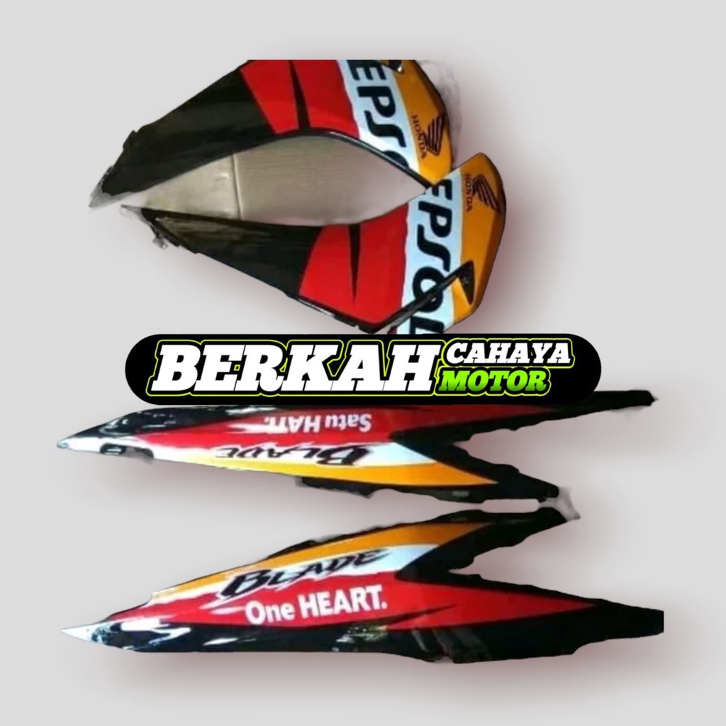 Cover body dan sayap Honda Blade new