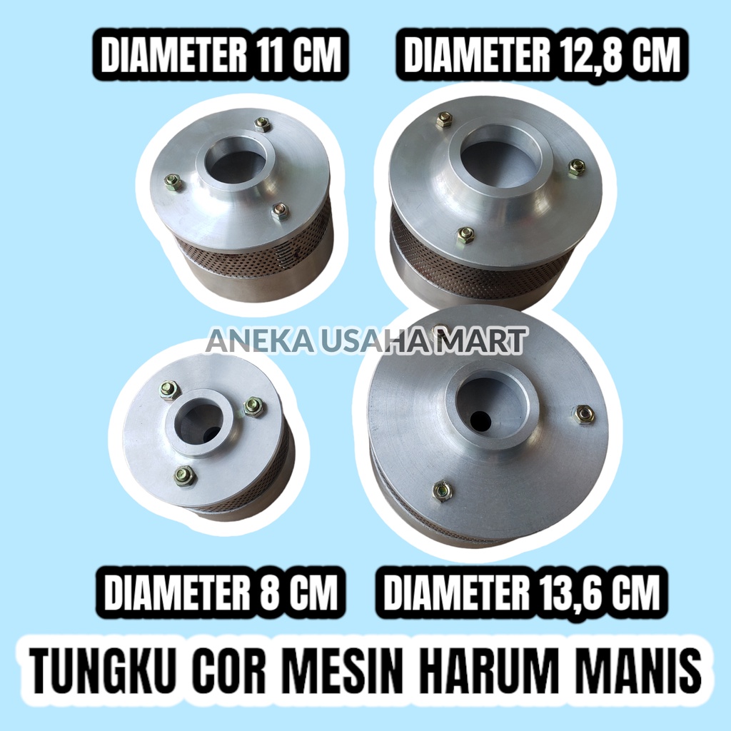 TUNGKU ALUMUNIUM COR SAMPING MESIN HARUM MANIS