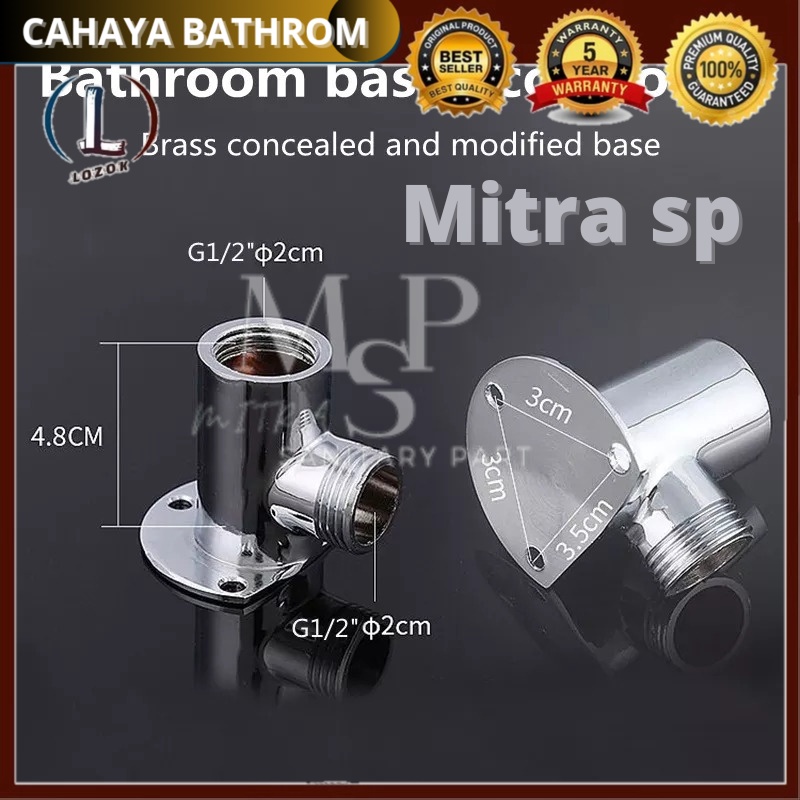 CHB Bracket Pipa Wall Shower Dudukan Pipa Shower Gantung Tanpa Bobok
