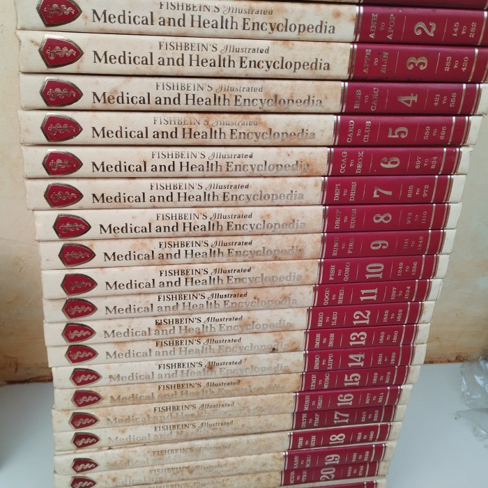 original fishbein's illustrated medical and  health encyclopedia 1-22