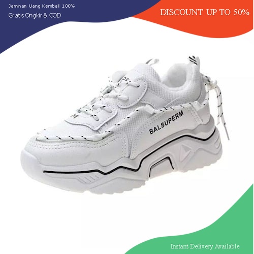 PVN Sepatu Cewek Wanita Kasual Olahraga Running Tinggi Import Premium Quality shoes Sport Trendy K-F