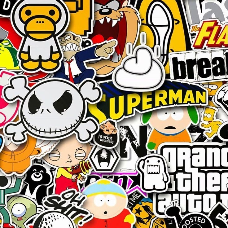 

Sticker Hypebeast Random Variasi Harga per Pcs